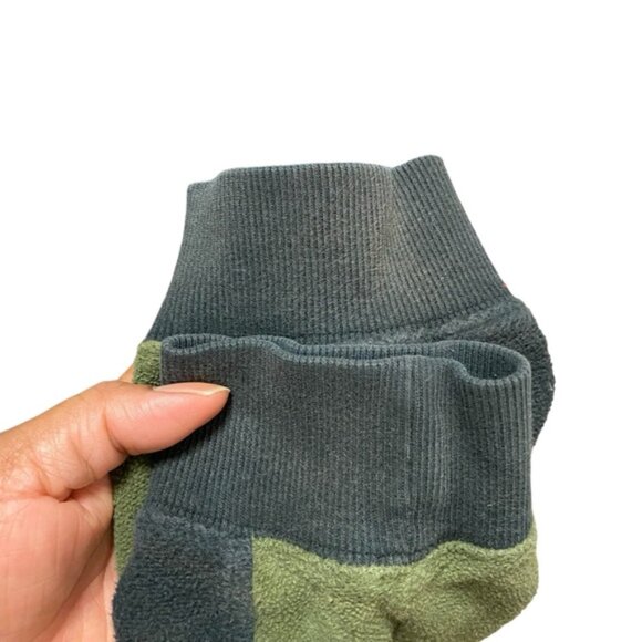 RVCA Men's Green Color Blocking Fleece Sweatshirt Hoodie - Picture 9 of 9